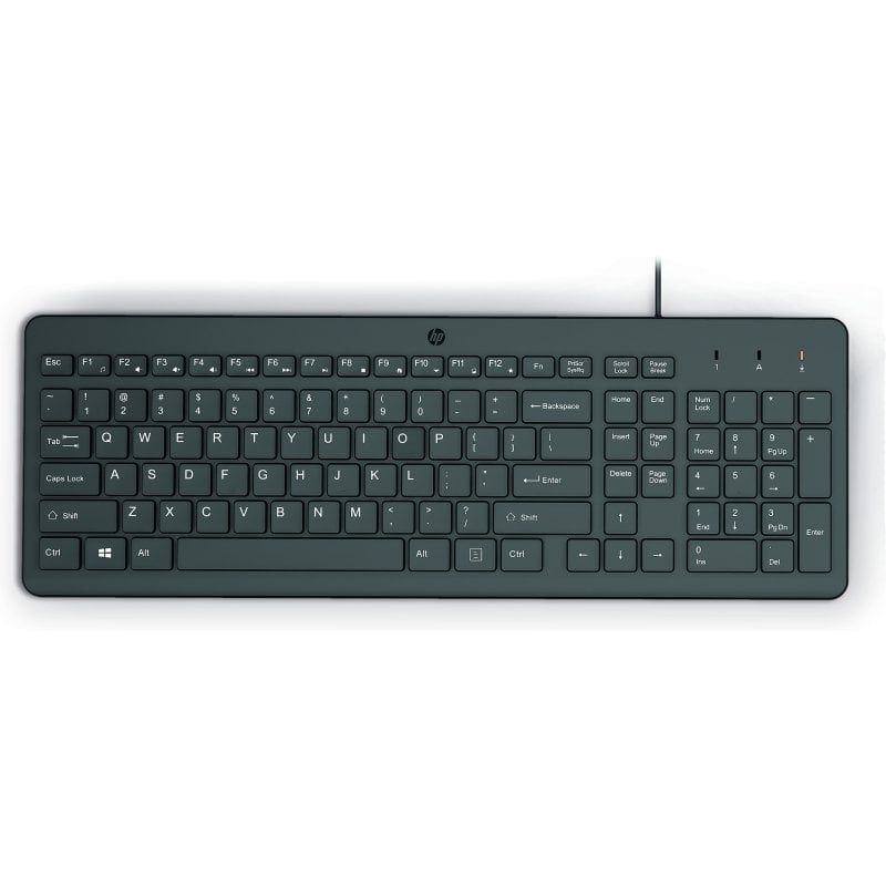 HP 150 Teclado USB Preto