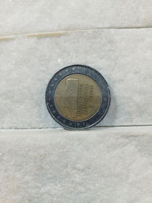 Moneta kolekcjonerska 2 euro z 2001