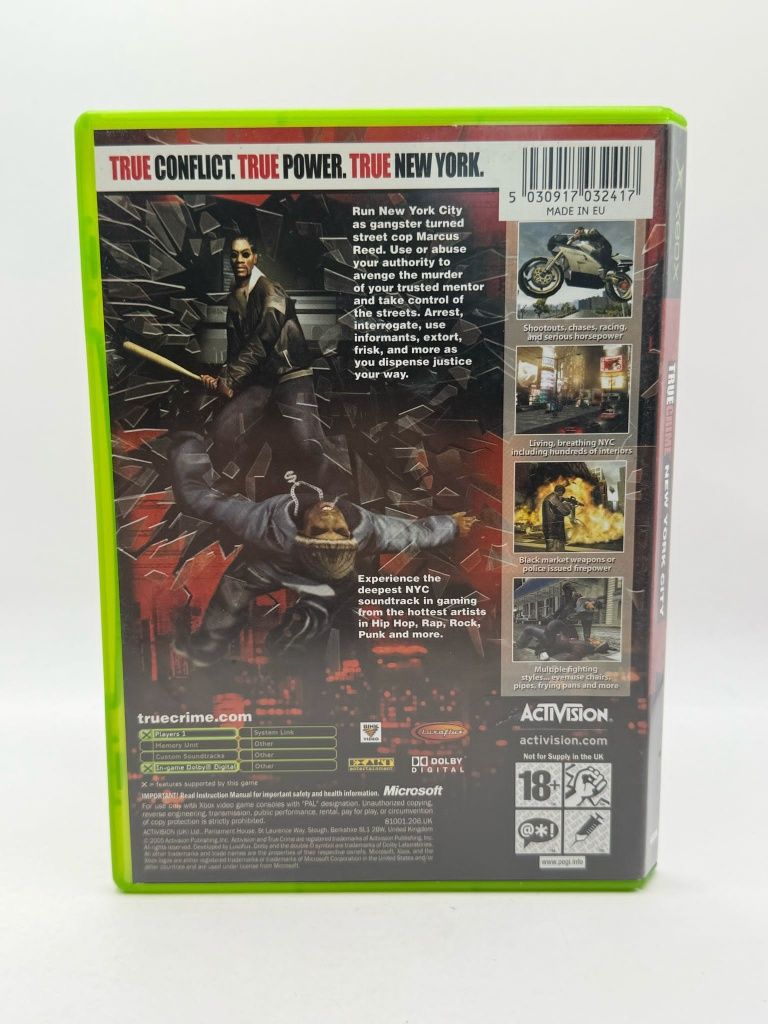 True Crime New York City 3xA Xbox nr 6459