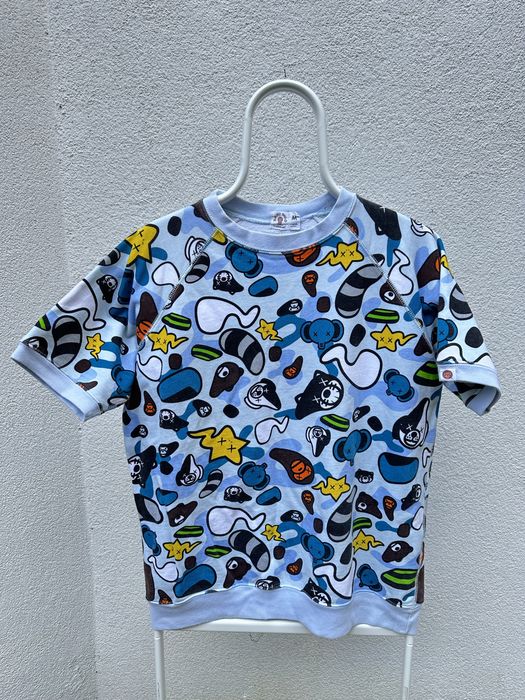 Bape x Kaws Baby Milo Animal Kingdom Vintage mens tshirt koszulka Rare