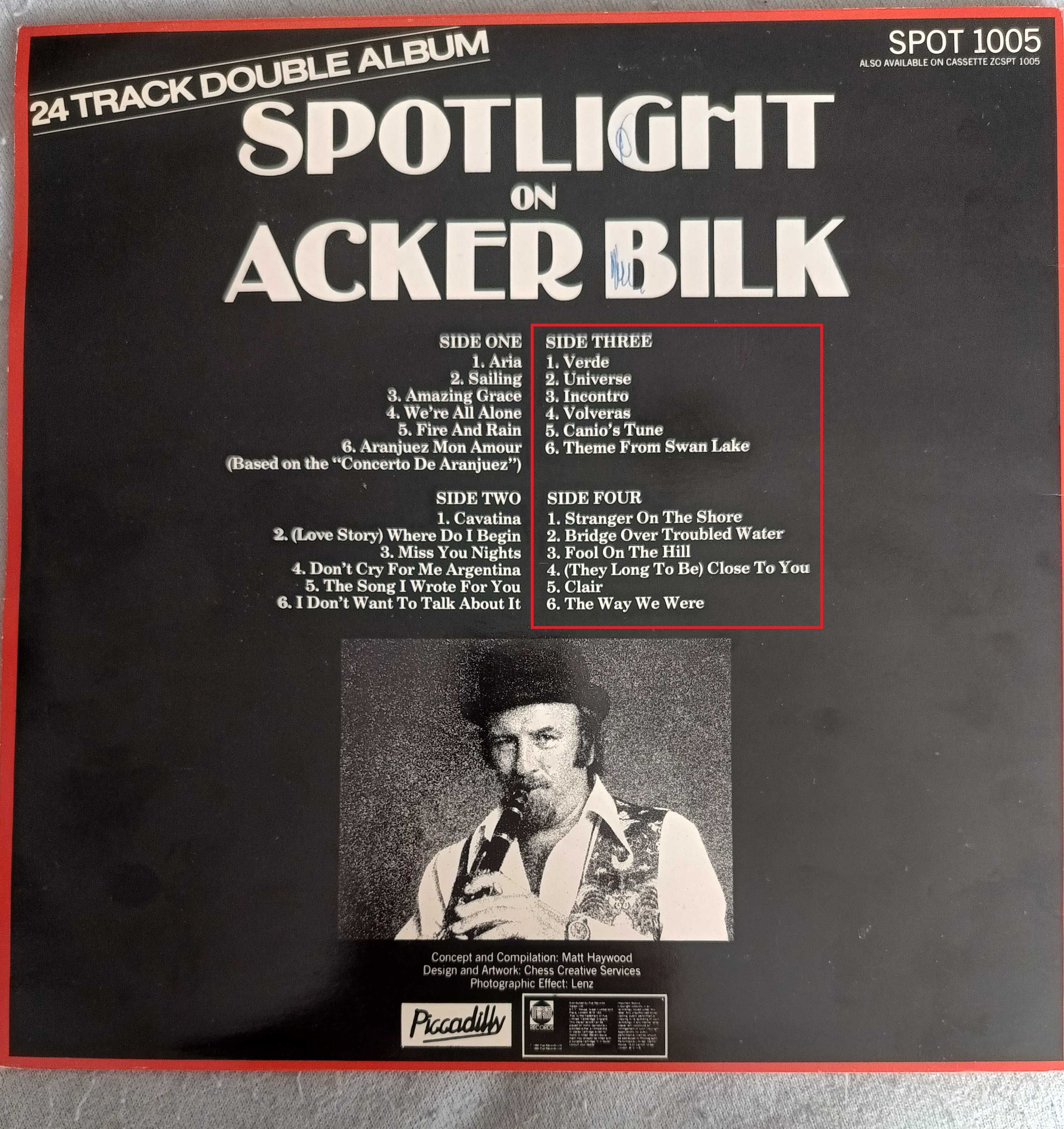 Album winylowy - Spotlight on Acker Bilk