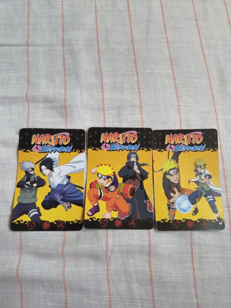 Karty z naruto anime 3 sztuki