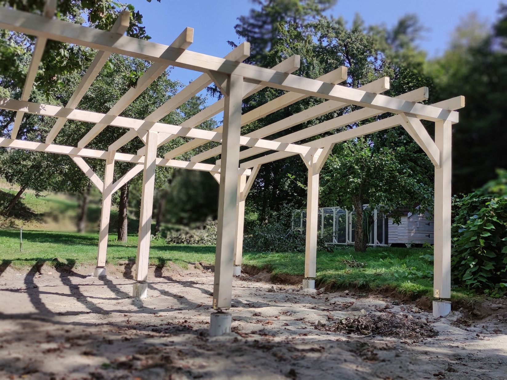 Patio, Pergola, Altana, Zabudowa drewniana, garaż drewniany!