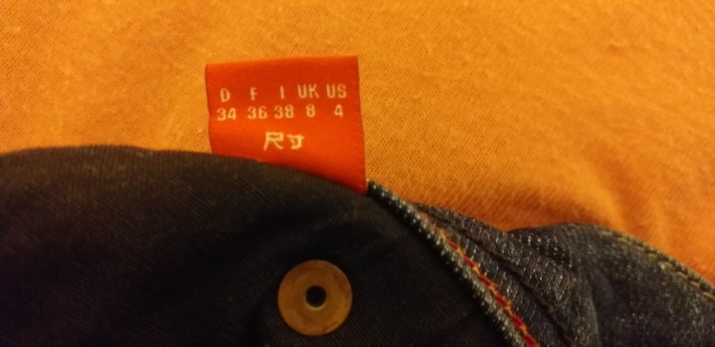 Esprit spódnica jeans dżins midi rozm. 34 XS