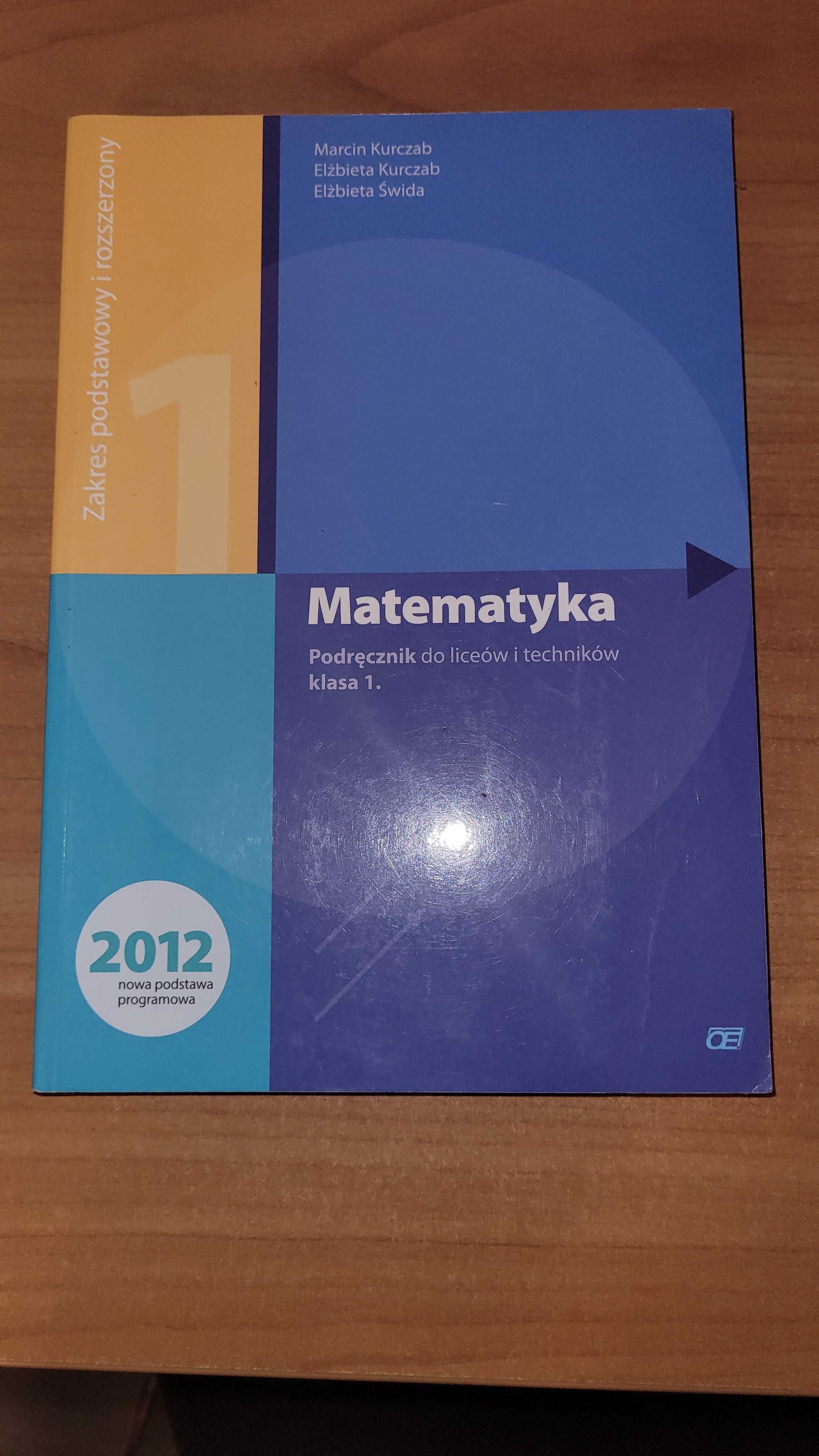 Matematyka 1. podręcznik do liceum i technikum Zakres pods rozszerzony