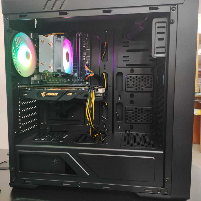 Компютер Новый Ryzen 5 3600, 16GB DDR4, AORUS RX 570, SSD 512GB m2 ТОП