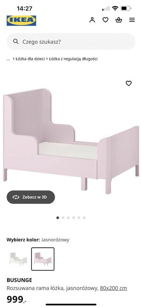 Łóżko Ikea jak nowe