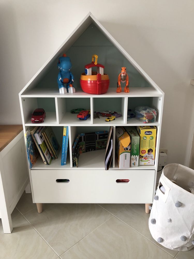 Casa para guardar brinquedos