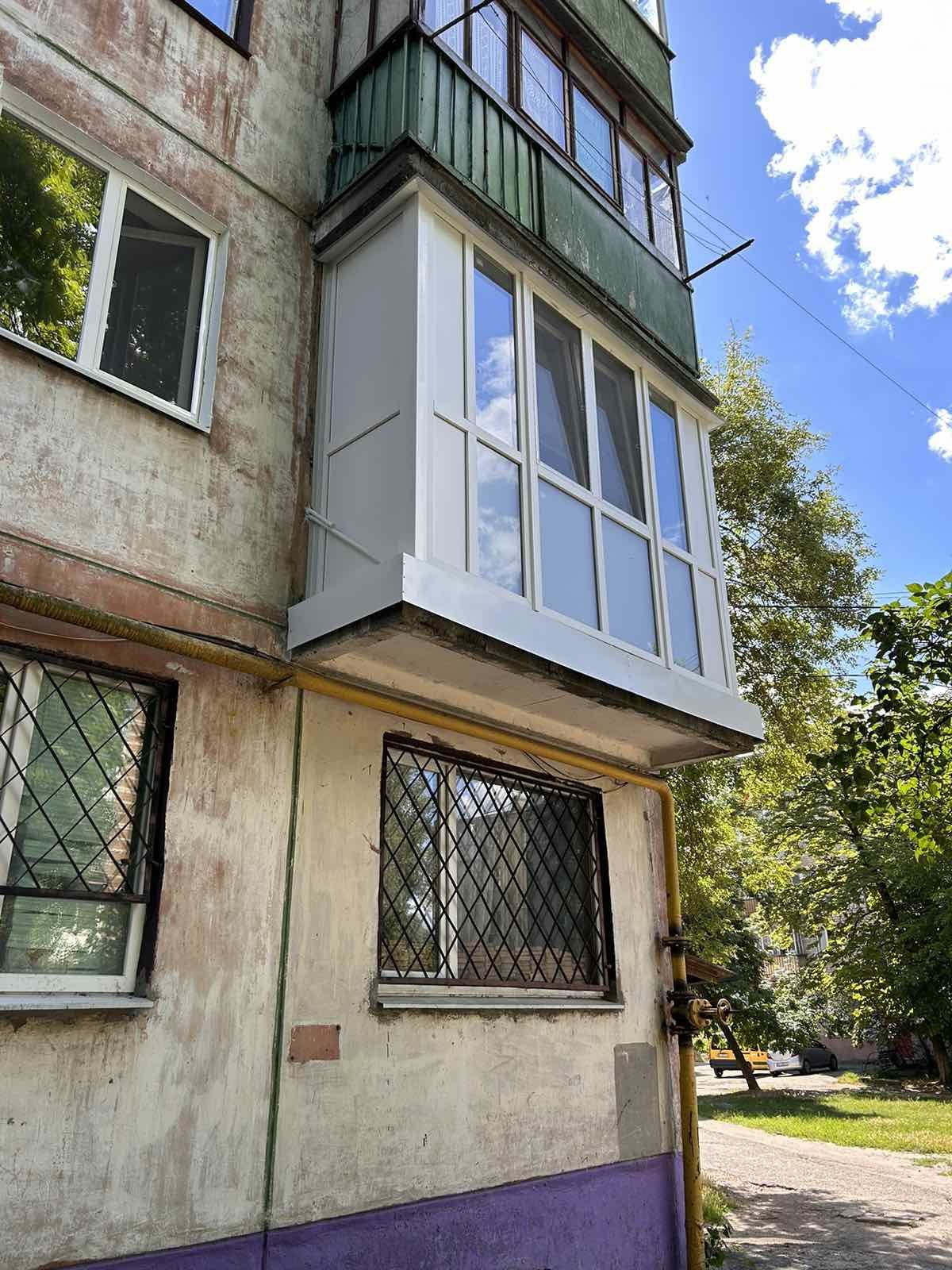 Балкон під ключ, установка вікон Кропивницький