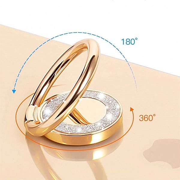 Tech-Protect Magnetic Phone Ring Glitter Rose