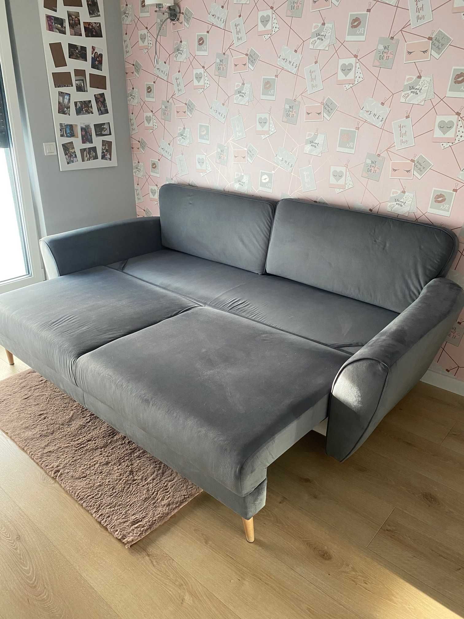 Sofa rozkładana z funkcją spania