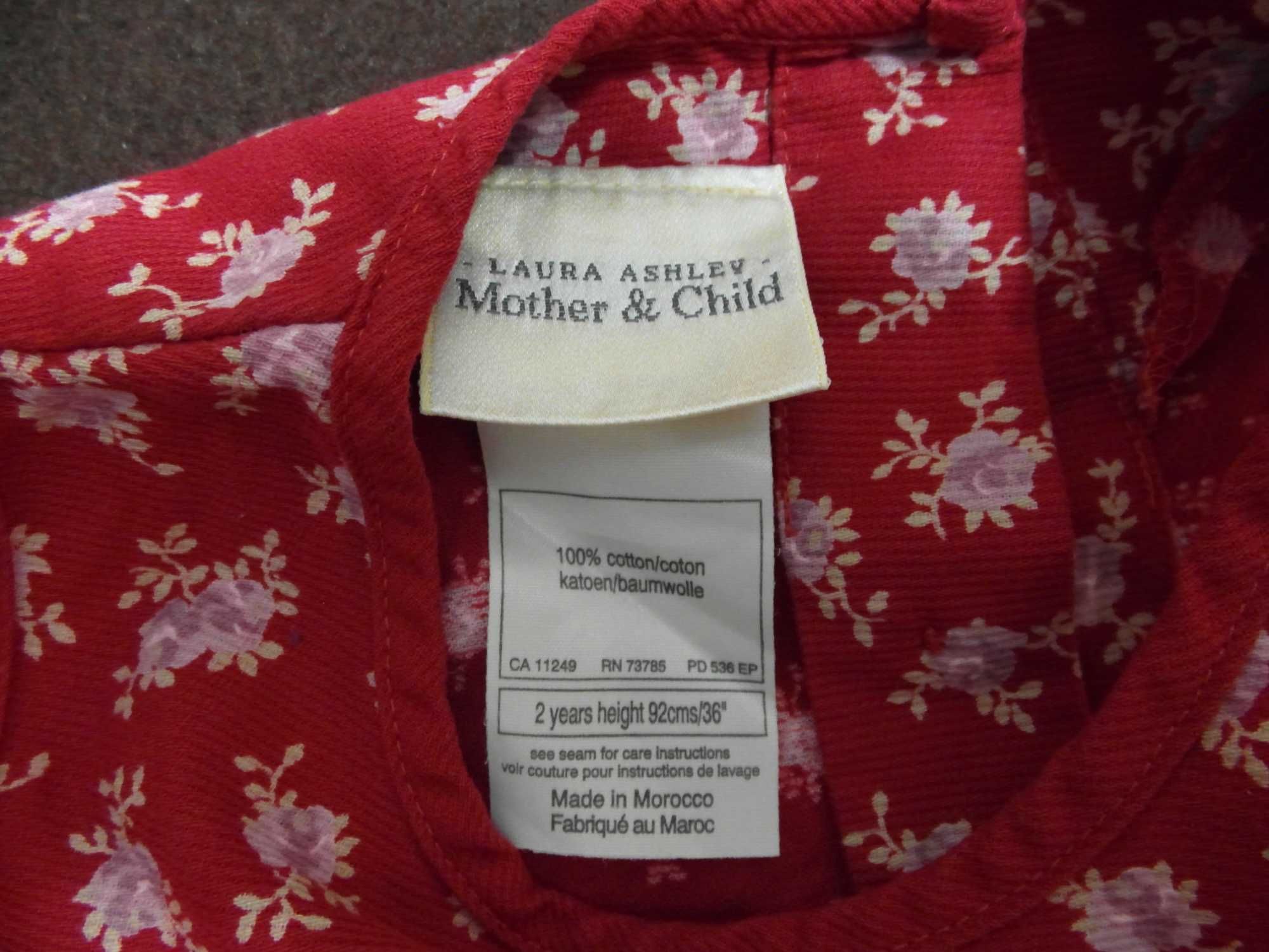 Sukienka Laura Ashley Mother & Child na lato 92