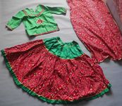 Детский индийский восточный костюм. 7-9 лет. Сари.
