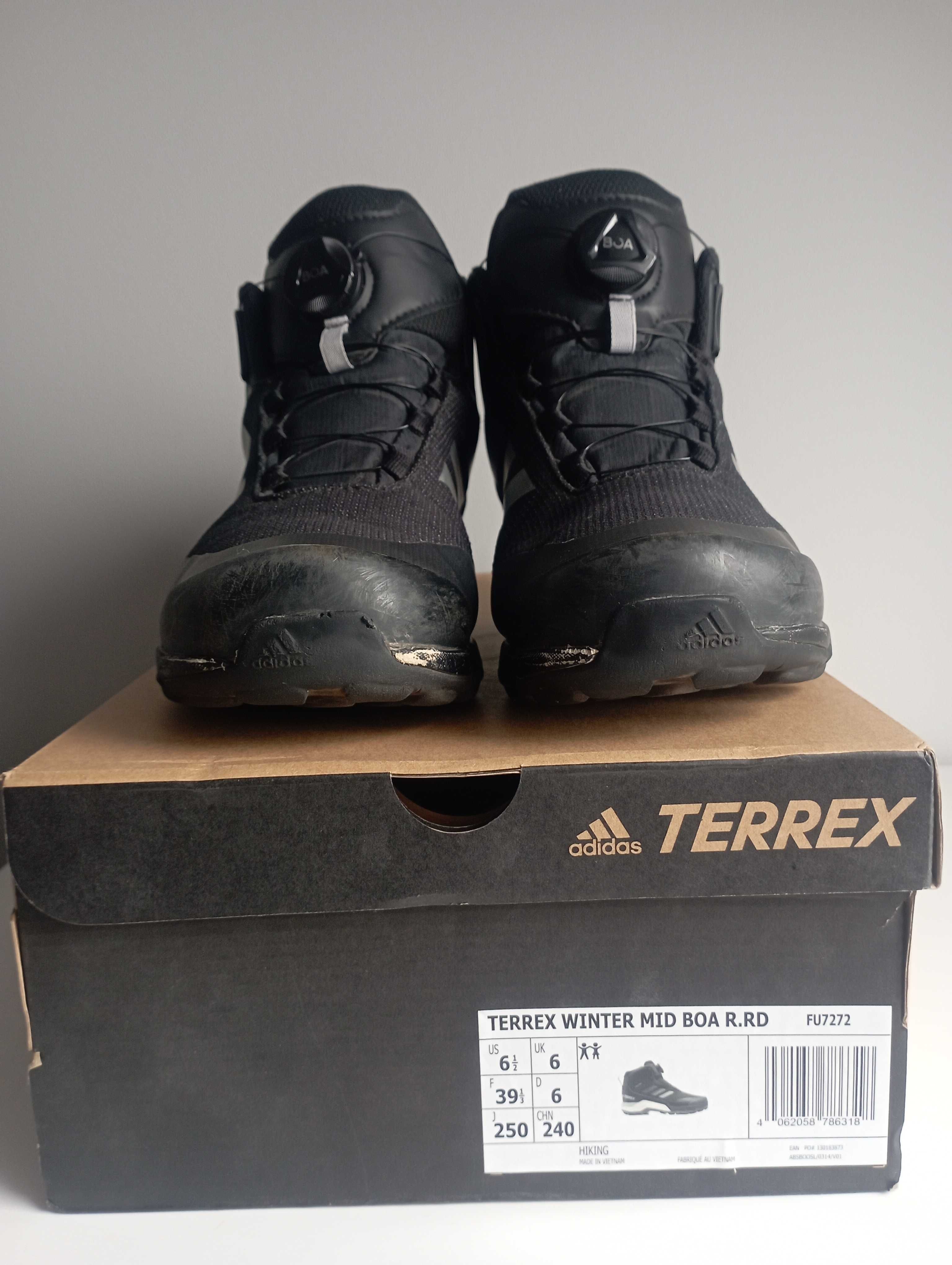 Buty zimowe hiking dziecięce Adidas Terrex FU7272 winter 39 1/3