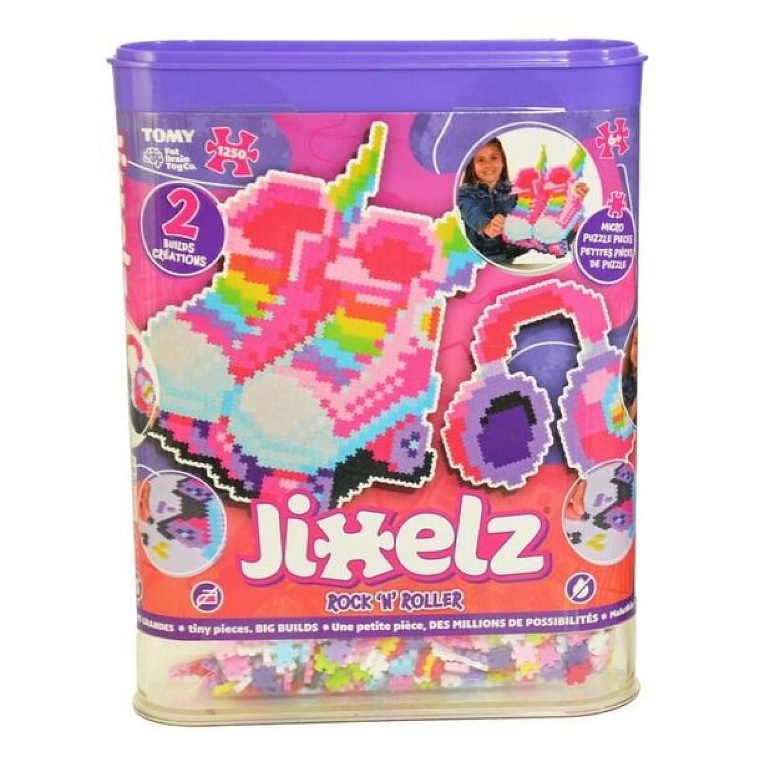 Puzzle 1250 Pixelki Jixelz Rock 'n' Rolki pudełko,185x242 mm