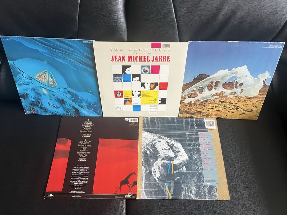 Платівки Alphaville, Space, JMichel Jarre, Laid Back