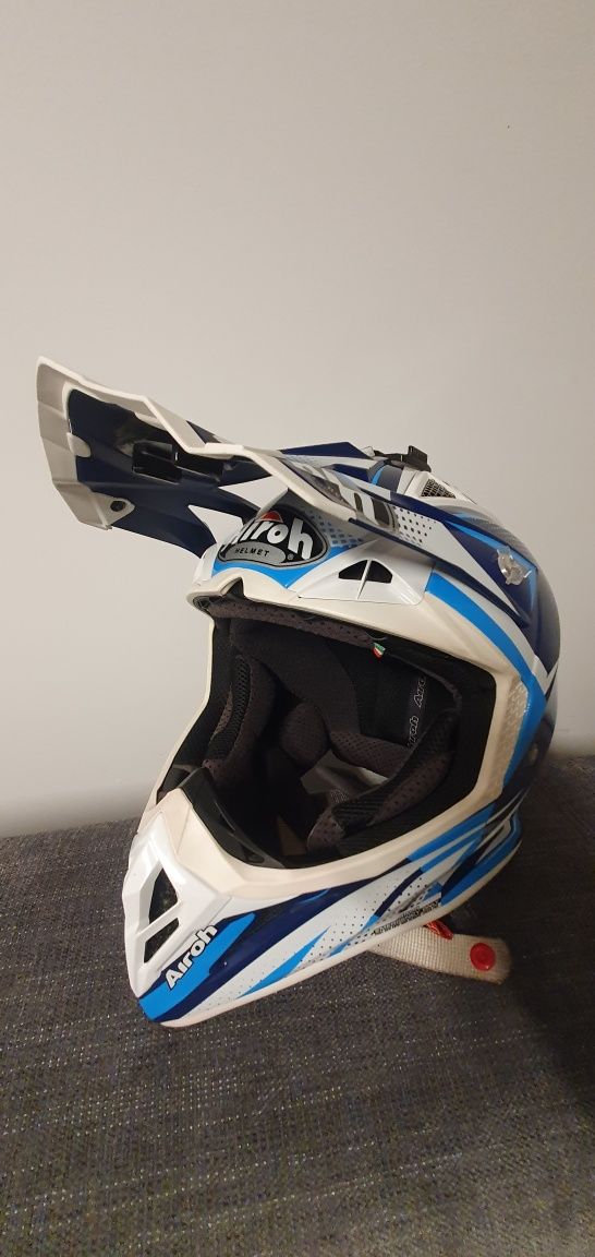 AIROH AVIATOR 2.2 FLASH BLUE MX kask quad avt rozmiar xl