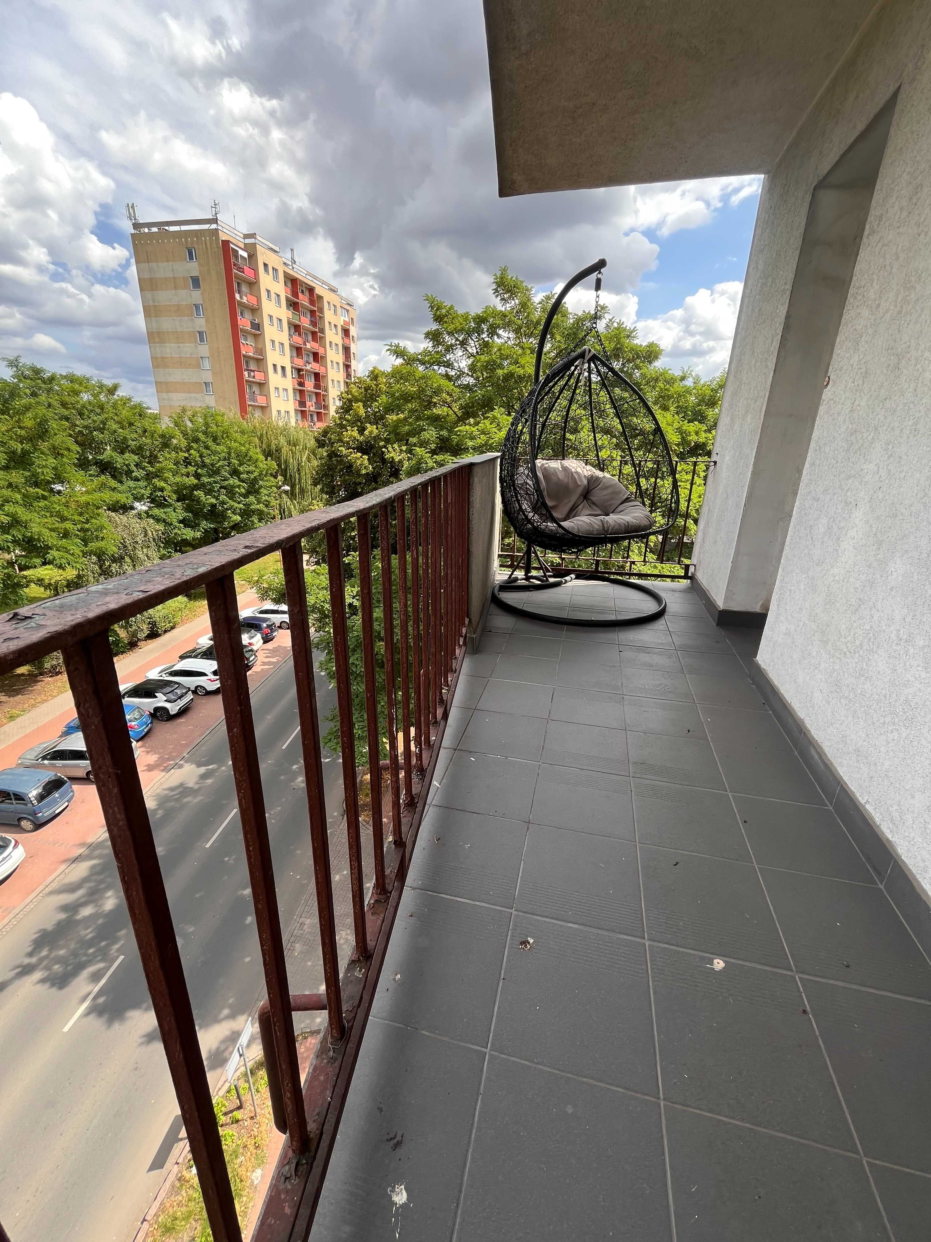Kawalerka w centrum Stargardu - duży balkon