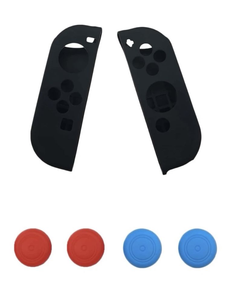 Capas silicone e carregadores joy con switch novas