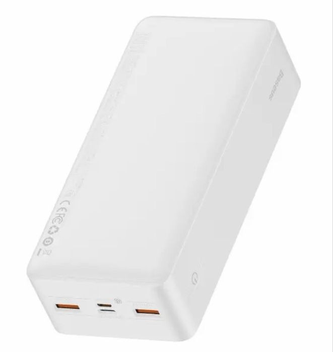 Baseus Power Bank Bipow Digital Display 30000 mAh 20 W PPBD30K білий