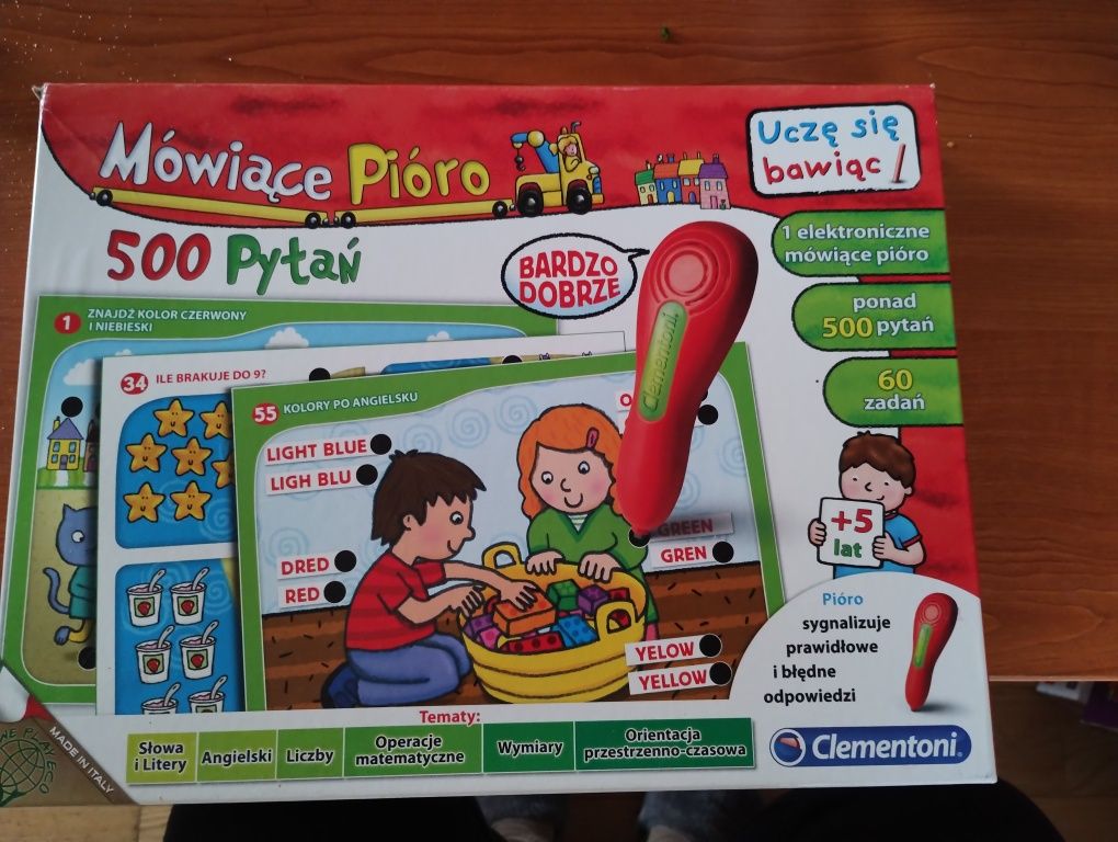 Zestaw mówoące pióro, puzzle czuczu i trefl