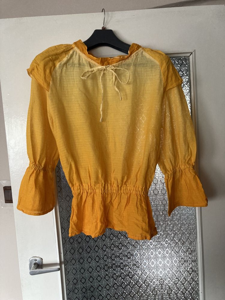 Sukienka żółta 2-częściowa