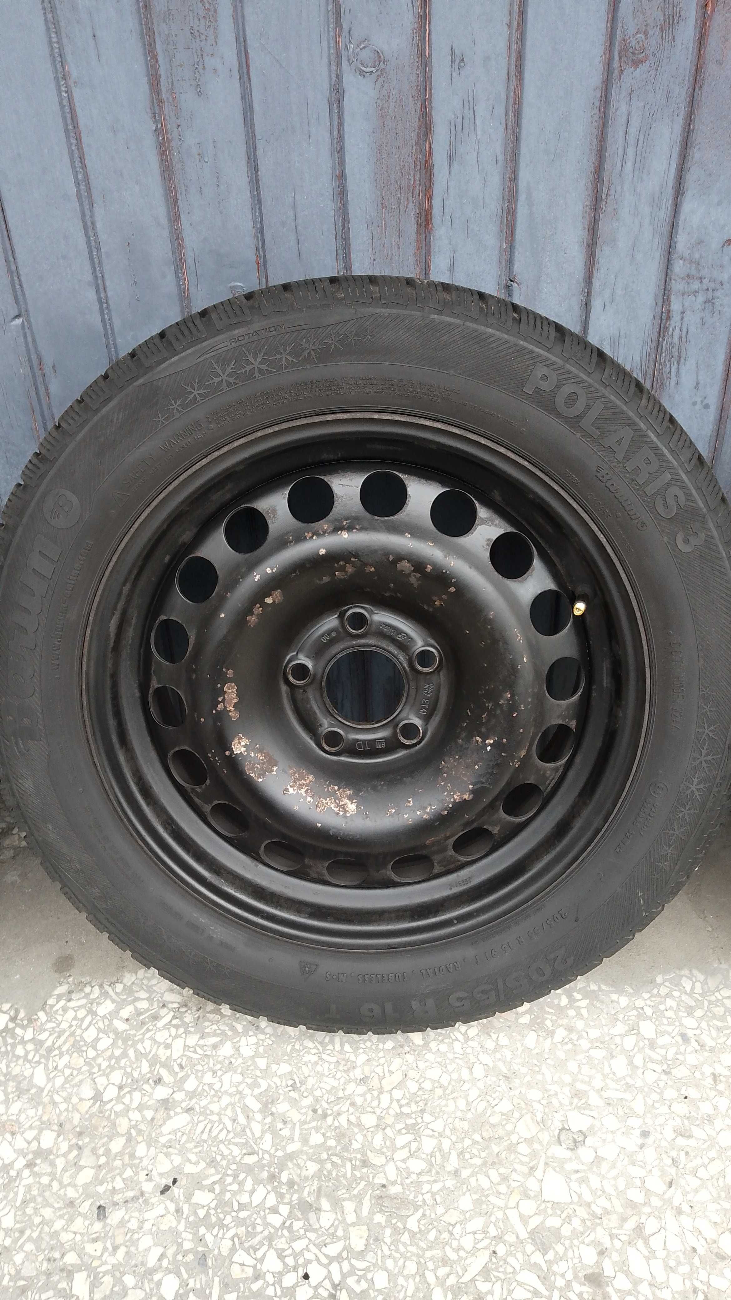 Felgi stalowe 16" do OPEL + opony zimowe 205/55/16 + kołpaki 16''