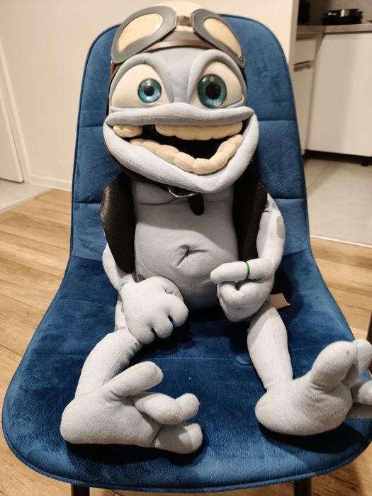 Duża Stara Vintage Maskotka unikat Crazy Frog 70 cm