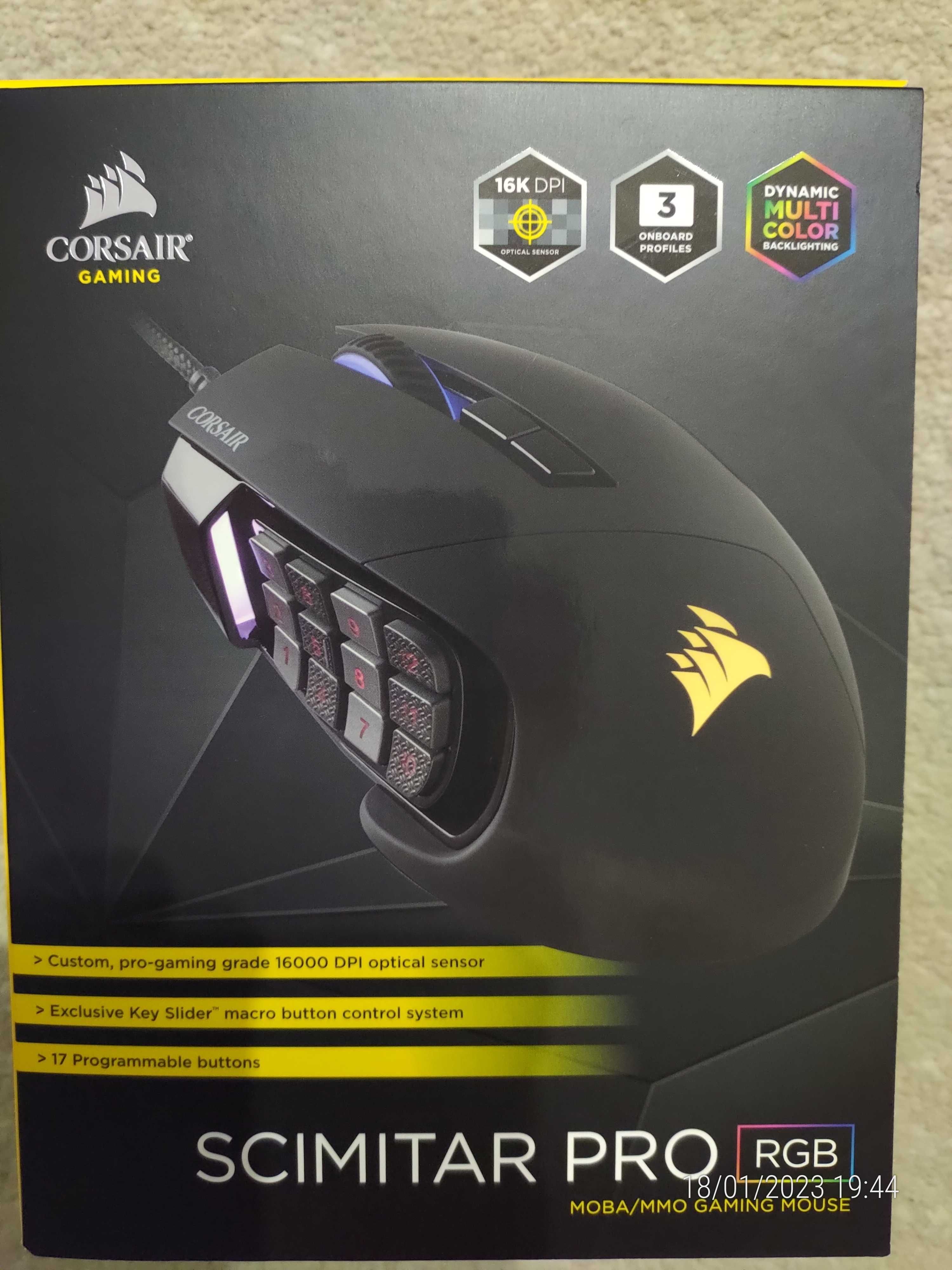 Rato Corsair Scimitar Elite RGB 18000DPI