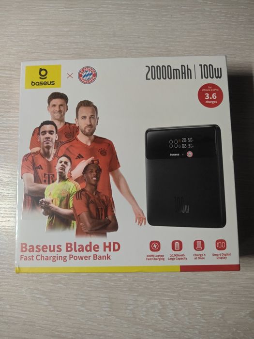 Новый Baseus Blade 20000 мА·ч — Powerbank 100W