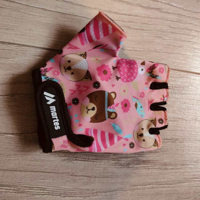 Rękawiczki na rower dla dziewczynki