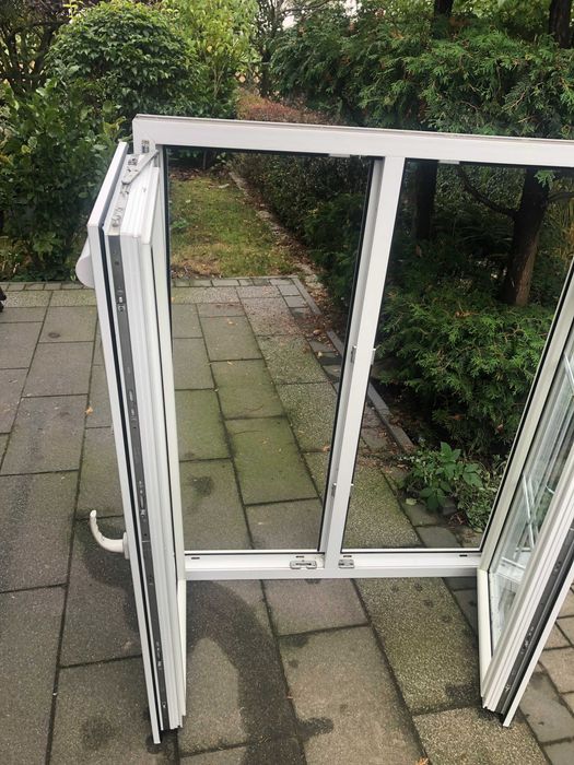 z demontażu okno pcv, 138wysx168szer