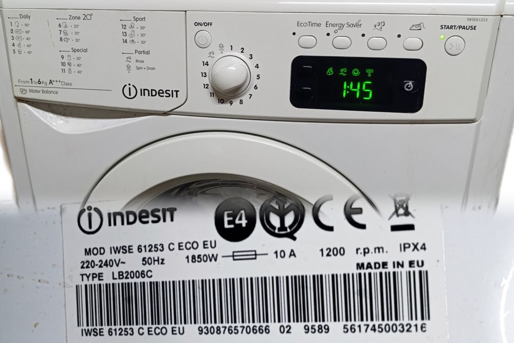 Пральна машина Indesit IWSE 61253 C ECO EU