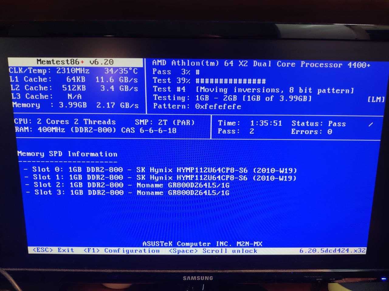 Продам оперативну пам'ять DDR2 1Гб (PC2-6400, 800Mhz), 4 планки