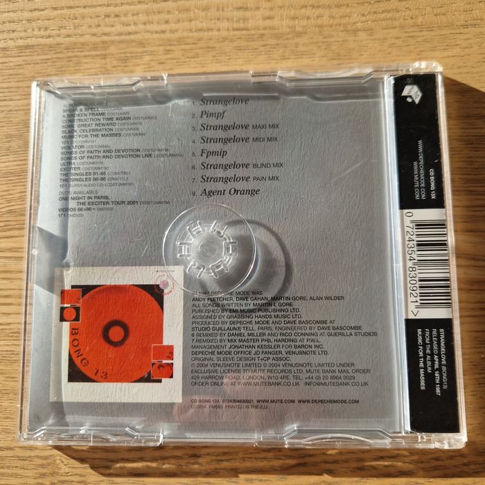 Depeche mode - maxi CD - Strangelove - idealny