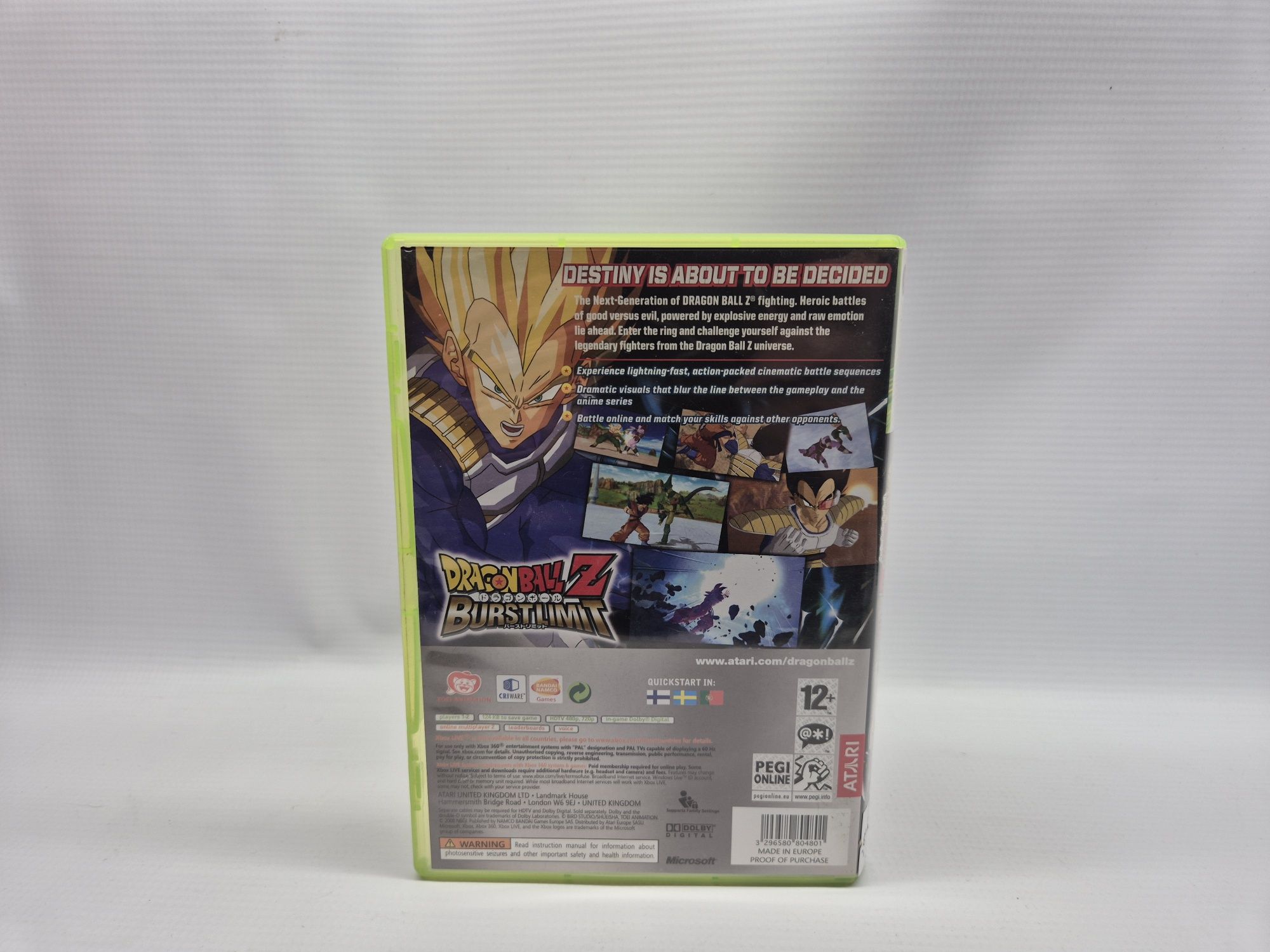 Gra Dragonball Z Burstlimit XBOX 360, Komis Jasło Czackiego