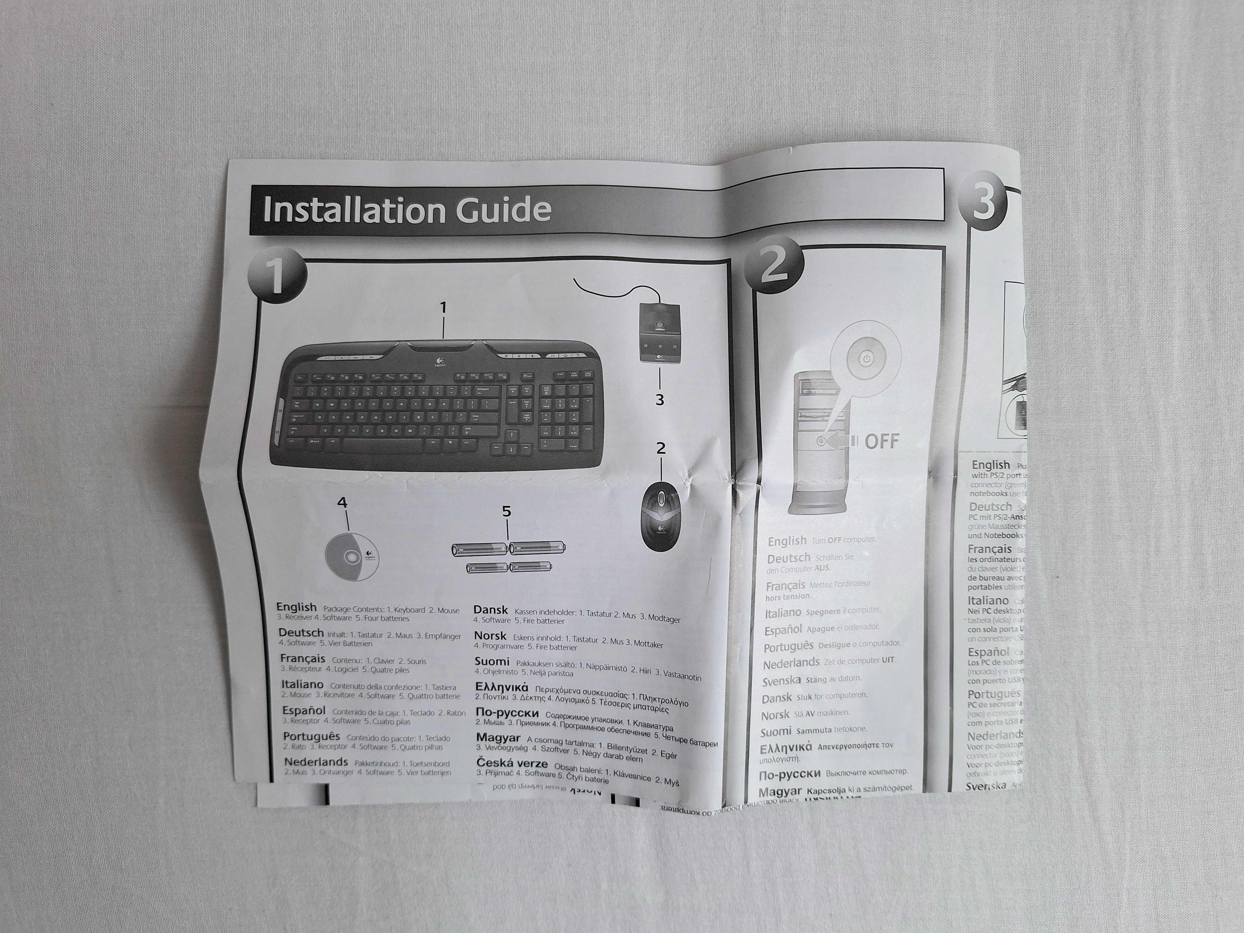 Logitech Cordless Desktop EX110