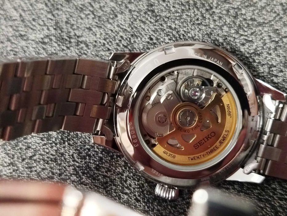 б.в. чит. опис. Seiko Presage SRPE15 механіка Made in Japan годинник