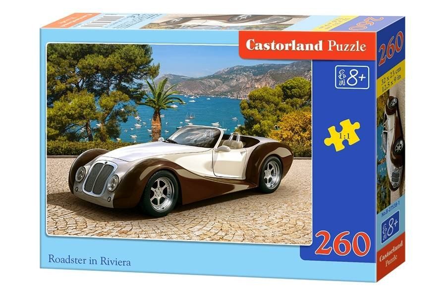 Puzzle dla dzieci bajkowe bajki  260 el. Roadster in Riviera