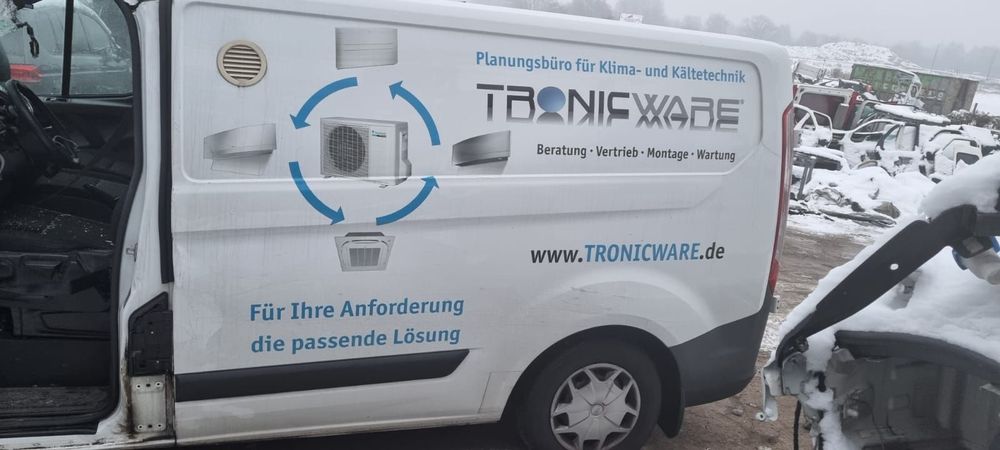 Karoseria goła uszkodzona dokumenty DE Ford Transit Custom Tourneo 2.2 TDCI 2016r.