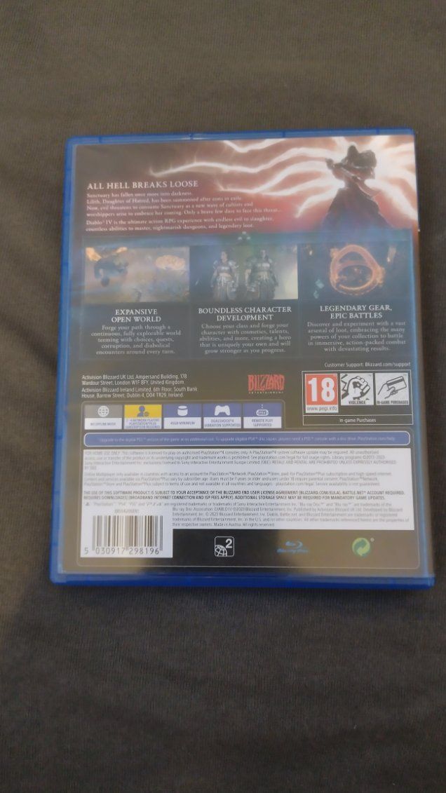 Gra na ps 4/5 Diablo 4