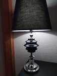 Candeeiro preto inox
