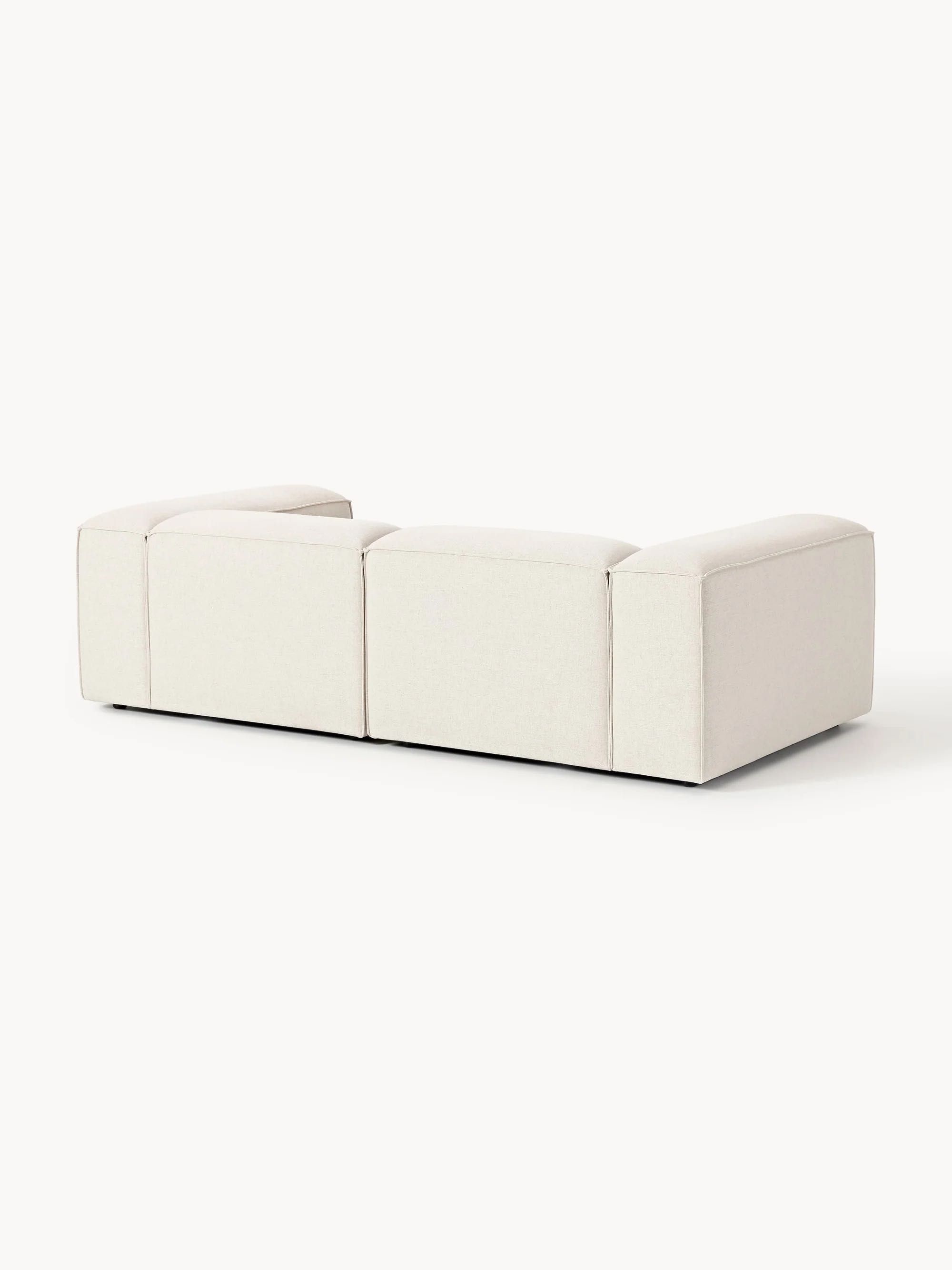 Sofa modułowa z mieszanki lnu Lennon (3-osobowa)