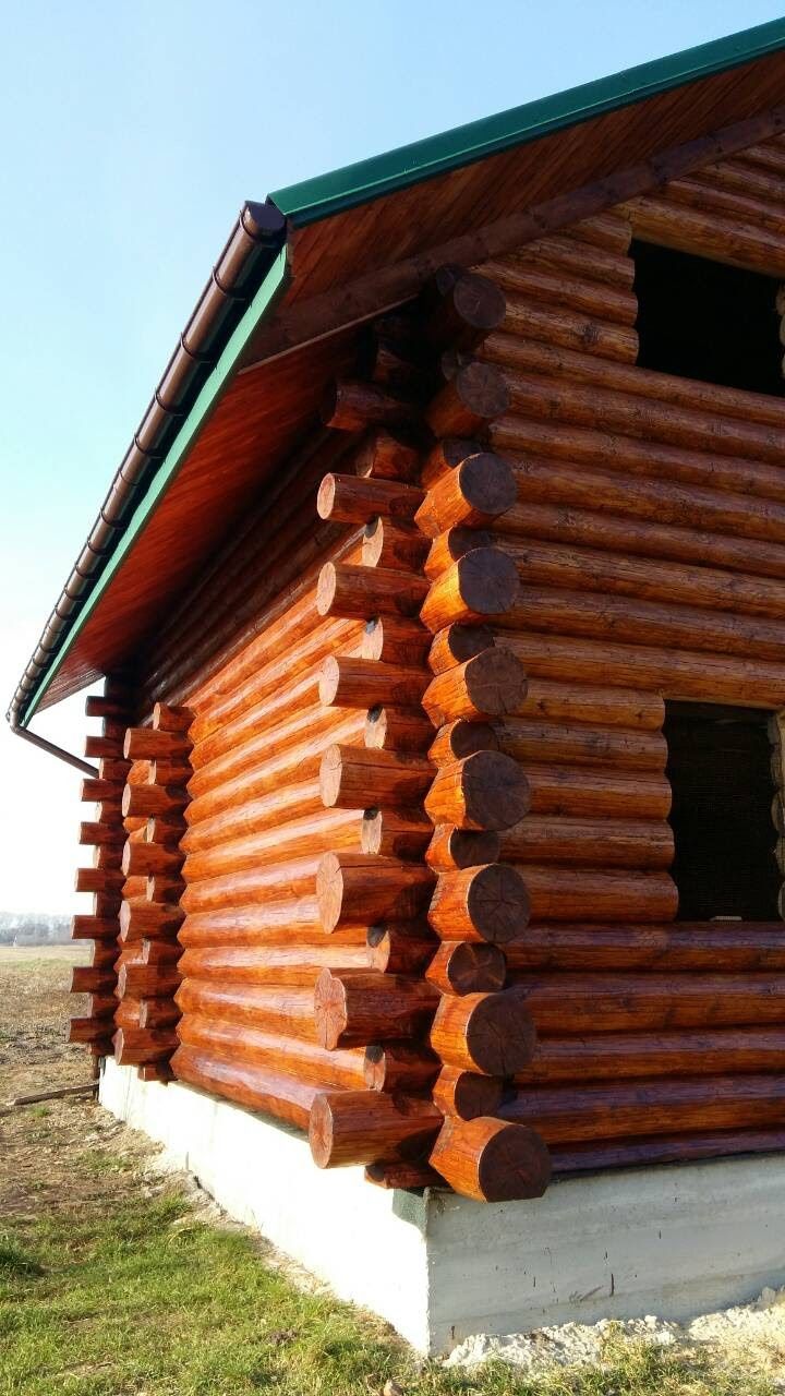 Сруб, будинки, бані, дикарь.