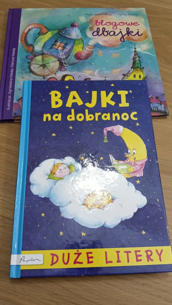 Bajki na dobranoc duże litery + Blogowe dbajki