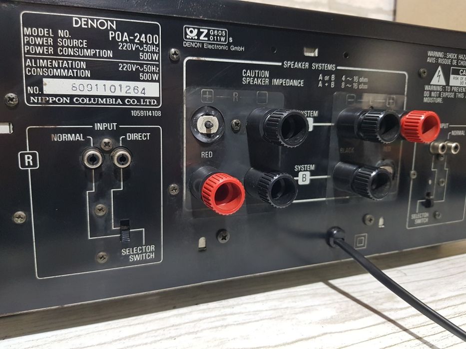 17,5 КгСтерео підсилювач/усилитель Denon POA-2400 2x330Вт  з Німеччини