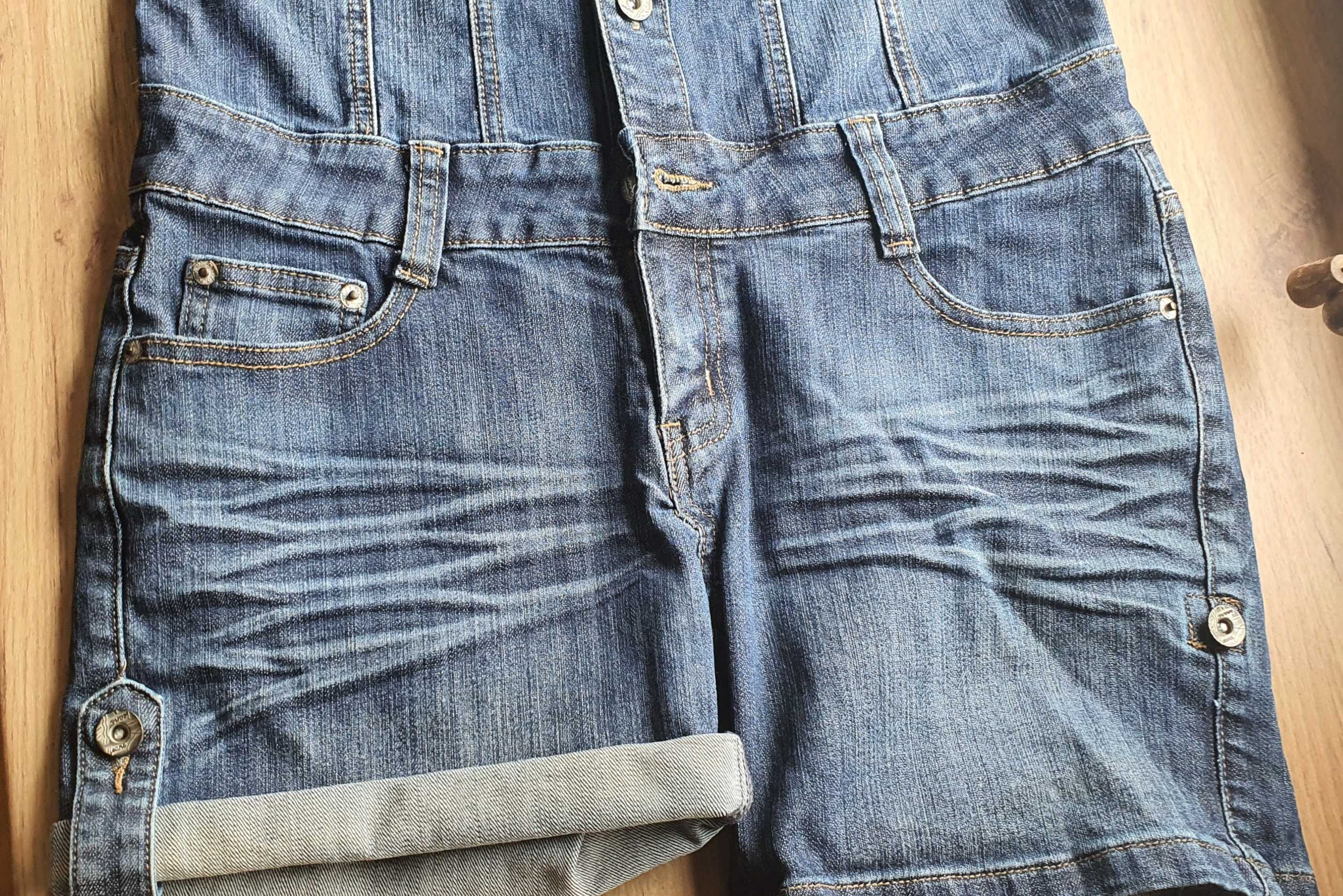 Kombinezon jeansowy krótki First Feel M/L 38