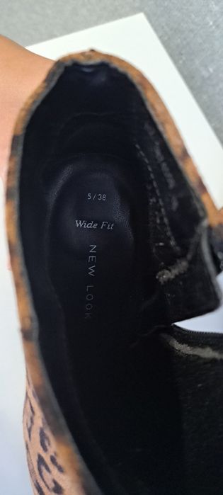 Ботільйони, ботінки,  напівчеревики 38р.  Леопардові New Look