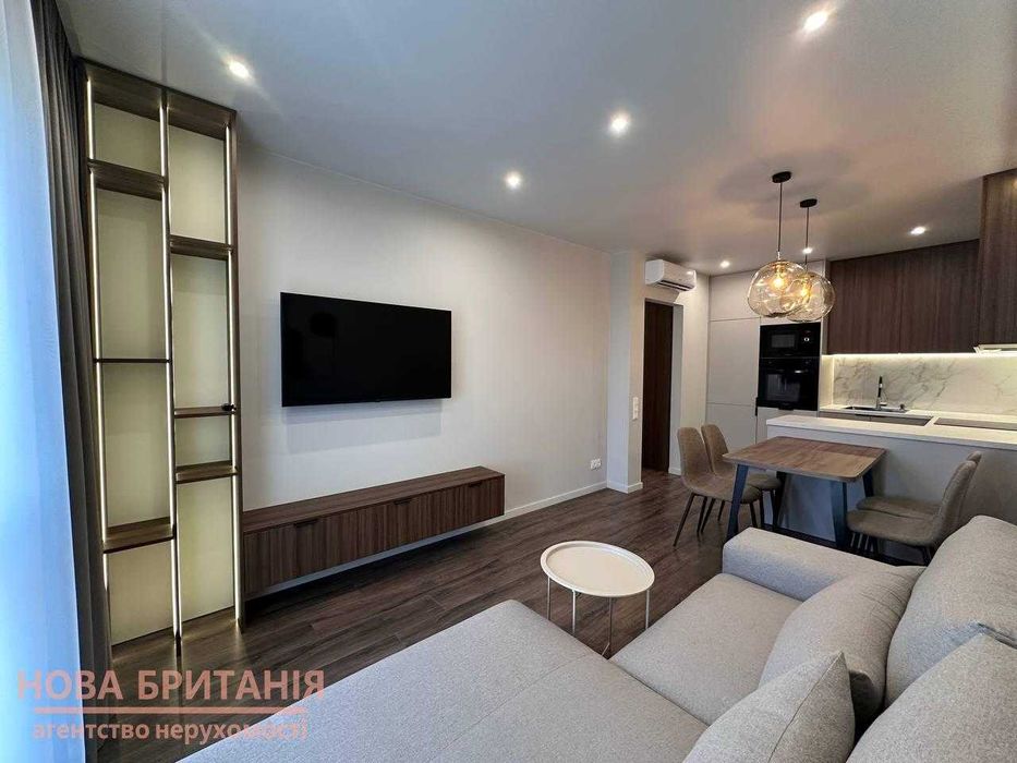 Орнда НОВОЇ, СУЧАСНОЇ 1к квартири 41м2 будинок Лінкольн ЖК Нова Англія