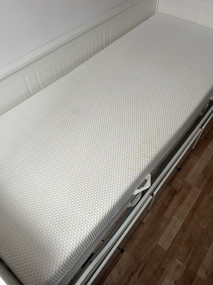 IKEA ABGYDA materac piankowy 80 x 200 średnio twardy